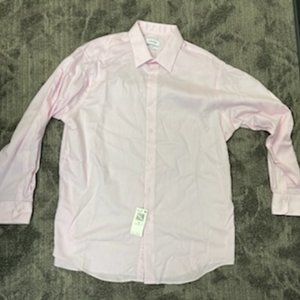 BN CALVIN KLEIN STEEL PINK LONG SLEEVE BUTTON DOWN DRESS SHIRT SIZE 16 1/2